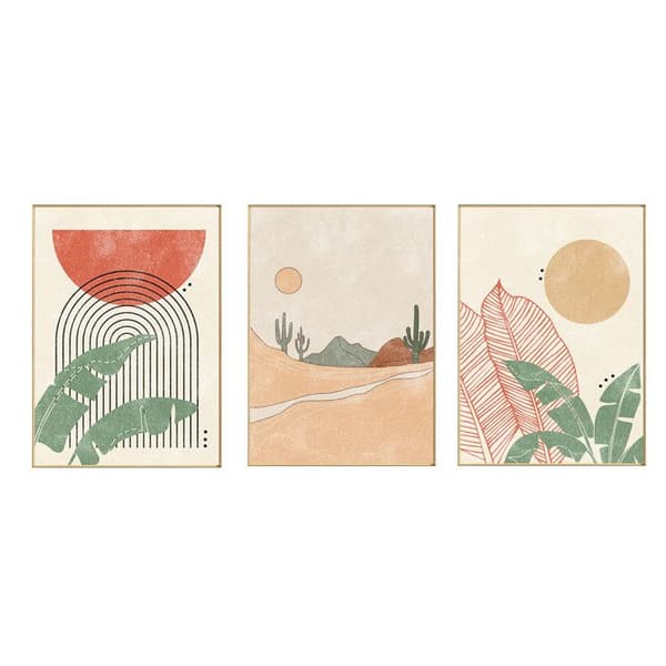 TD® Canvas Painting Set med 3 42x60cm klar bild