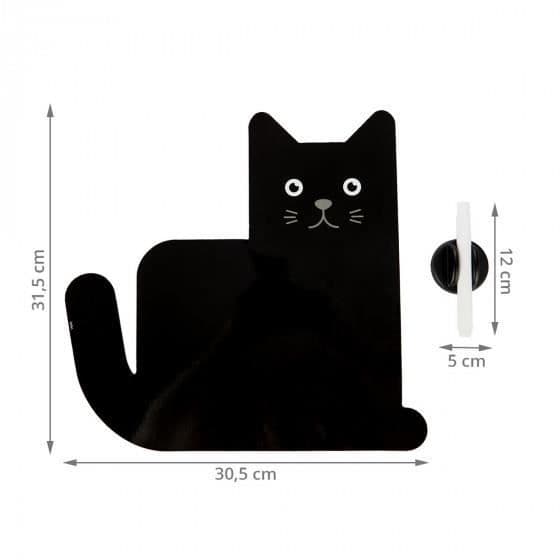 Magnettavla - BALVI - Svart Katt - Kök - Väggdekoration - Inomhus