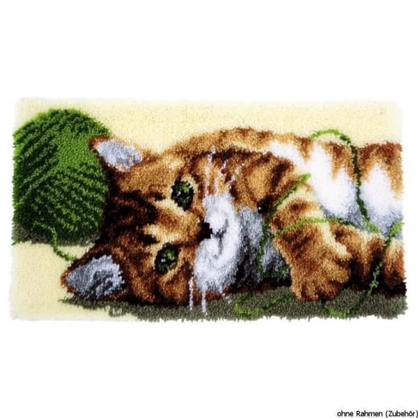 Vervaco Canvas Spärr "lek katt"