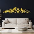 Miniatyrbild 3 av 5: Väggmålningen "Berg i Alperna" - modern dekoration tillverkad av 6 mm MDF