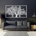 Miniatyrbild 4 av 5: Väggmålningen "Livets träd" - symbolisk dekoration tillverkad av 6 mm MDF