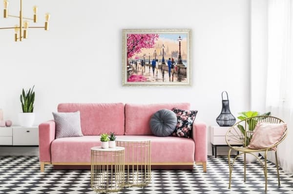 Mal efter tal Gå en tur i Paris 40x50