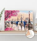 Miniatyrbild 2 av 10: Måla efter siffror Gå en promenad i Paris 40x50