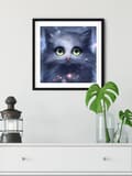 Miniatyrbild 4 av 6: Diamantbroderi Kattöga 35x35 cm K
