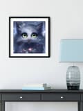 Miniatyrbild 5 av 6: Diamantbroderi Kattöga 35x35 cm K
