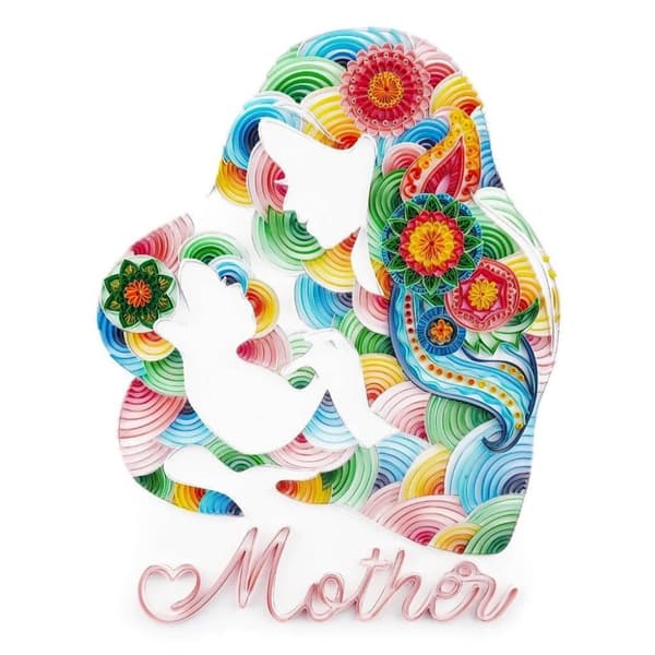 Quilling Kit Raidat Äidin Rakkaus 40x50 cm