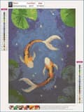 Miniatyrbillede 3 af 6: Diamantbroderi Koje Zen 30x40 cm