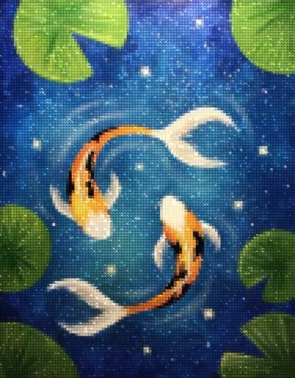 Diamantbroderi Koje Zen 30x40 cm