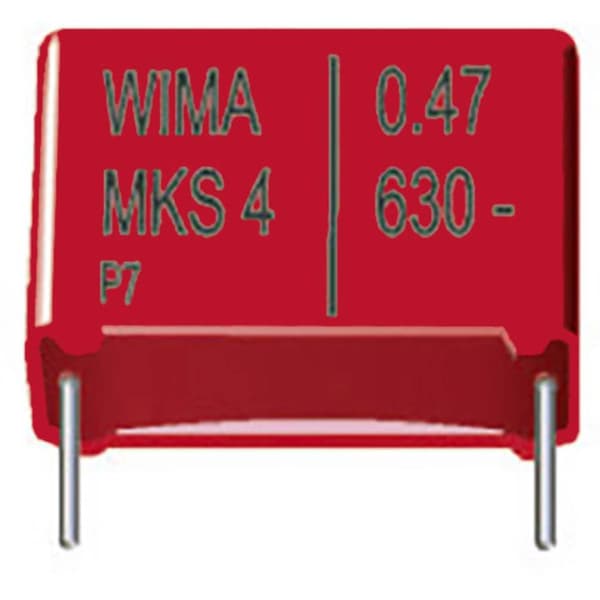 Wima MKS 4 2,2uF 10% 1000V RM 37,5 1 st MKS Foliekondensator Radialt hållmonterade 2.2 µF 1000 V/DC 10 % 37.5 mm (L x B