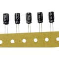 Miniatyrbild 3 av 3: Panasonic ECA1JHG222 Elektrolyt-kondensator Radialt hållmonterade 7.5 mm 2200 µF 63 V 20 % (Ø x H) 18 mm x 35.5 mm 1 st