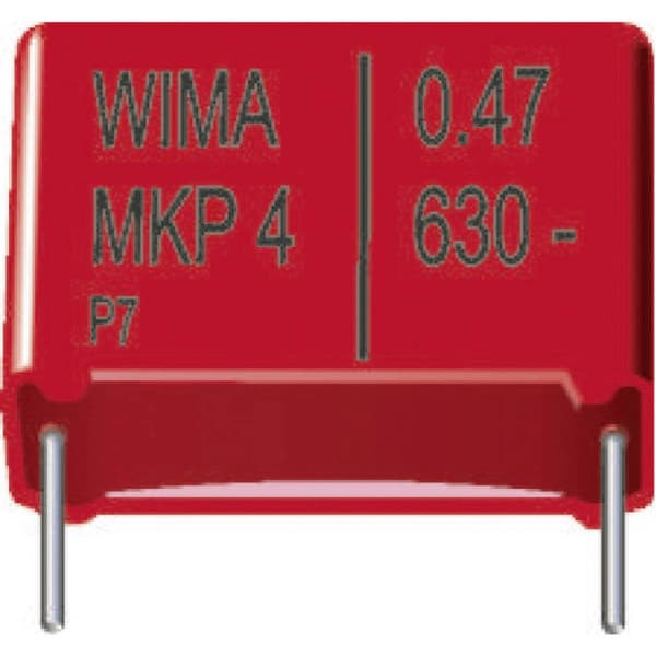 Wima MKP4G043306G00KSSD 1 st MKP Foliekondensator Radialt hållmonterade 3.3 µF 400 V/DC 20 % 27.5 mm (L x B x H) 31.5 x