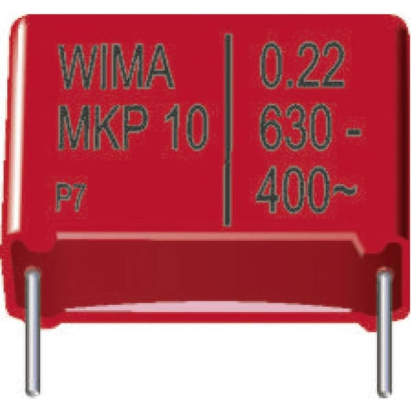 Wima MKP1T034707F00KSSD 1 st MKP Foliekondensator Radialt hållmonterade 0.47 µF 1600 V/DC 20 % 37.5 mm (L x B x H) 41.5
