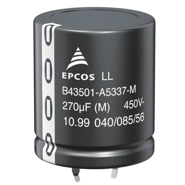 TDK B43501-C5107-M Elektrolyt-kondensator SnapIn 10 mm 100 µF 20 % (Ø x L) 30 mm x 25 mm 1 st