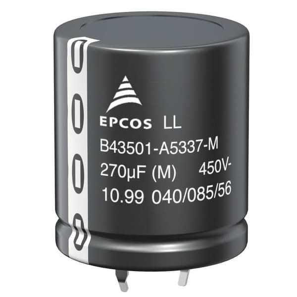 TDK B43501-C5107-M Elektrolyt-kondensator SnapIn 10 mm 100 µF 20 % (Ø x L) 30 mm x 25 mm 1 st