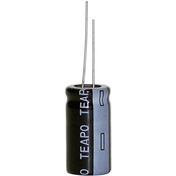 Teapo KSH477M063S1G5L25K Elektrolytkondensator med radial tråd 5 mm 470 µF 63 V 20 % (Ø x H) 13 mm x 25 mm 1 stk