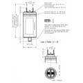Miniatyrbild 3 av 3: Hydra MKP_500_MAB 6uF 30x58 1 st MKP Motorkondensator Kontaktanslutning 6 µF 500 V/AC 5 % (Ø x L) 30 mm x 58 mm