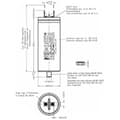 Miniatyrbild 3 av 3: Hydra MKP_500_MAB 25uF 40x98 1 st MKP Motorkondensator Kontaktanslutning 25 µF 500 V/AC 5 % (Ø x L) 40 mm x 98 mm