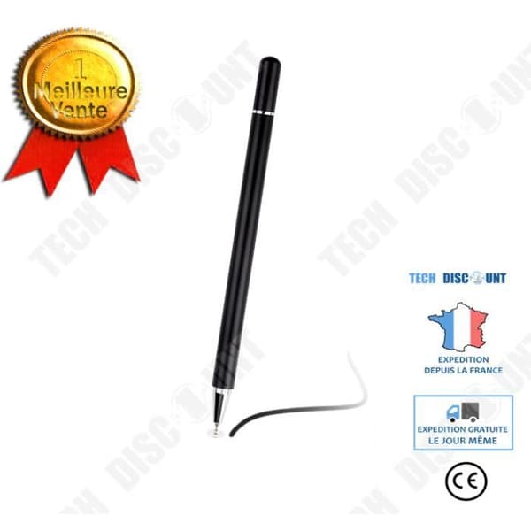 TD® Magnetic Disc Capacitive Handwriting Stylus med ersättande pennspets