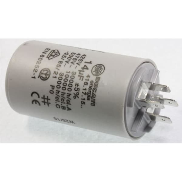 STARTKAPACITOR 14.0UF-400/450V FASTON 6.3MM FÖR DISKMASKIN - BVMPIECES