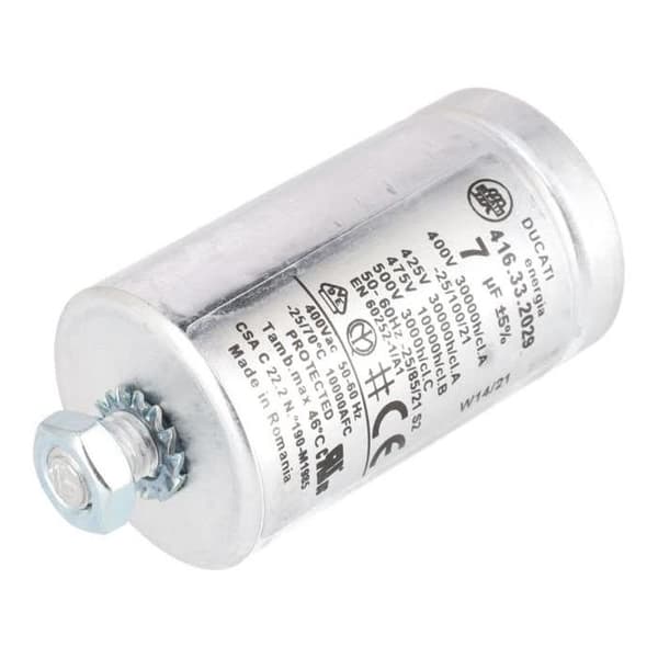 Kondensator 7µf c00279233, 41039164 - torktumlare
