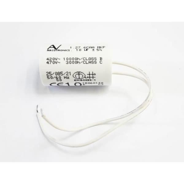 10 µF kondensator med kablar CAME 119RIR295