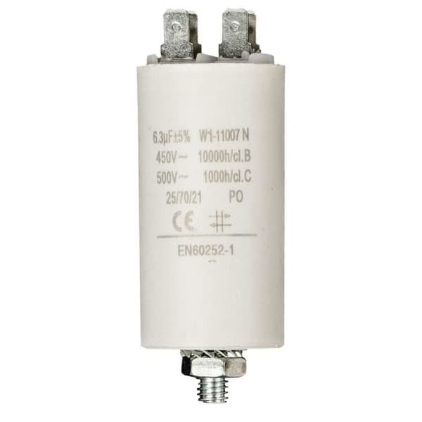 reservdelar Fixapart W1-11007N kondensator 6,3 uf - 400 V + jord