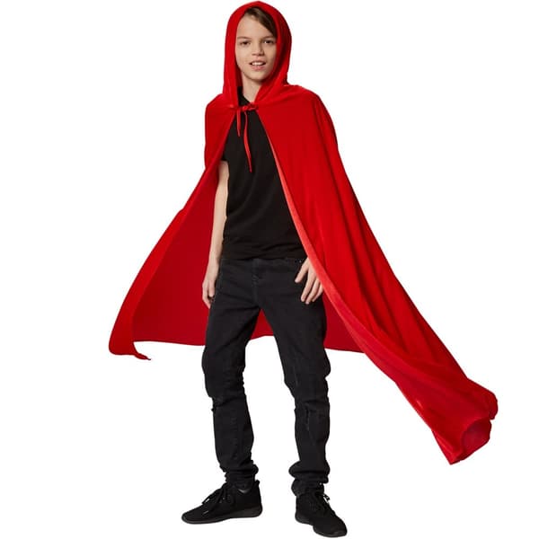 Maskeraddräkt för barn Mystisk cape med huva - 92 cm
