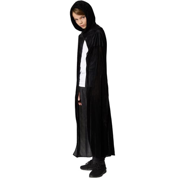 Mystisk sammetscape svart - 92 cm