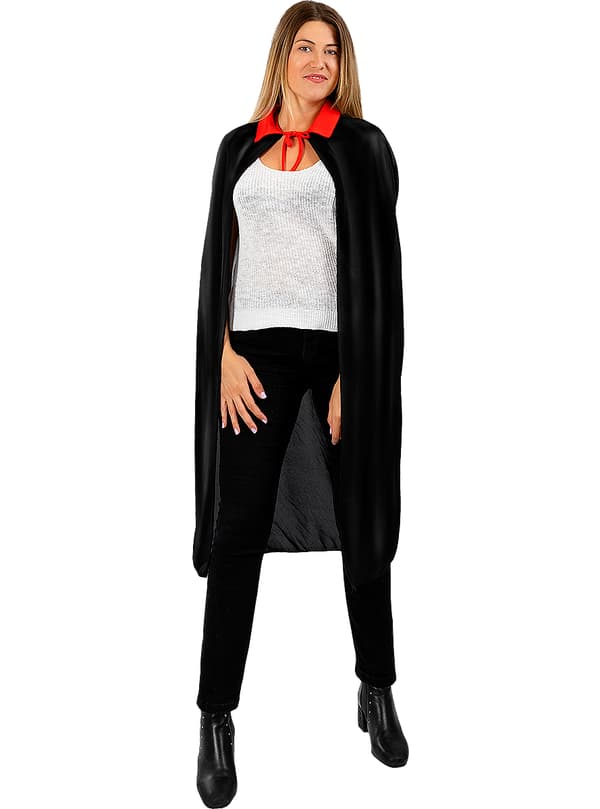 Sort Kappe til Voksne (110 cm)