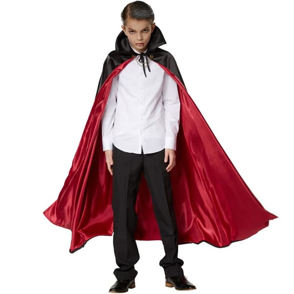 Fin vampyrkappe børnekostume - 74 cm
