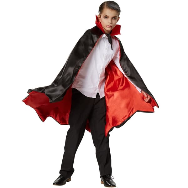 Børnekostume vampyrkappe flagermus - 72 cm