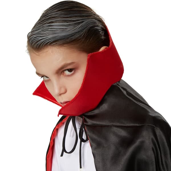 Børnekostume vampyrkappe flagermus - 72 cm