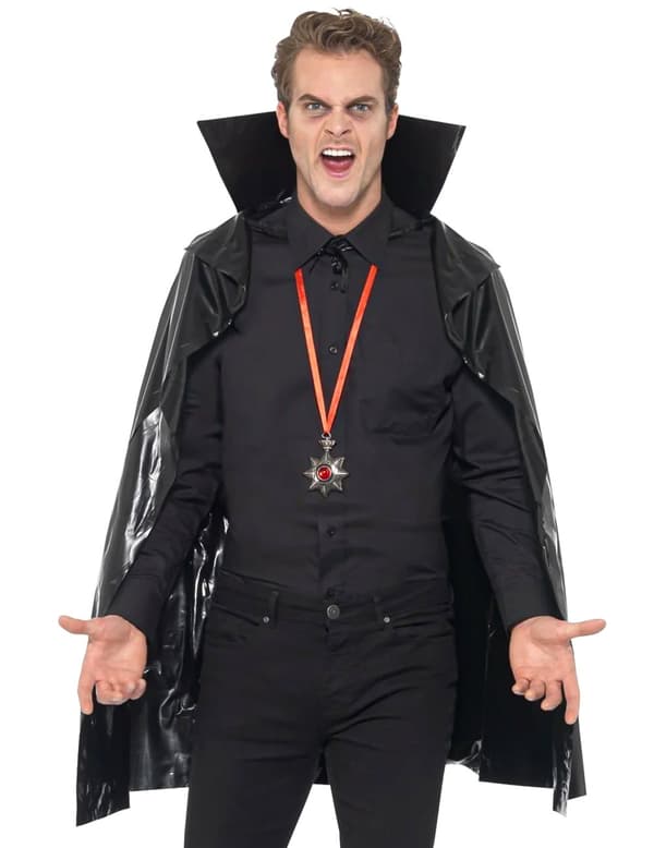 Vampyyrin Halloween-viitta aikuisille.Size-One size