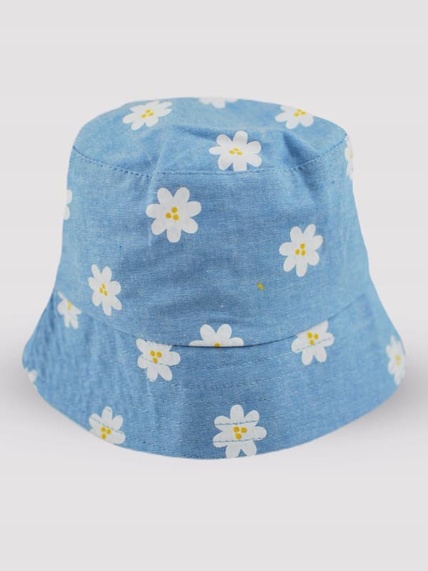 BLØD HAT Børne Sommer Bøllehat BLOMSTER