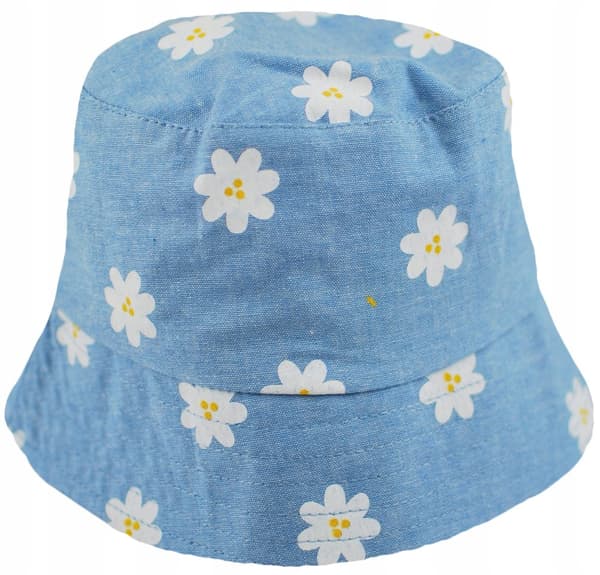 BLØD HAT Børne Sommer Bøllehat BLOMSTER
