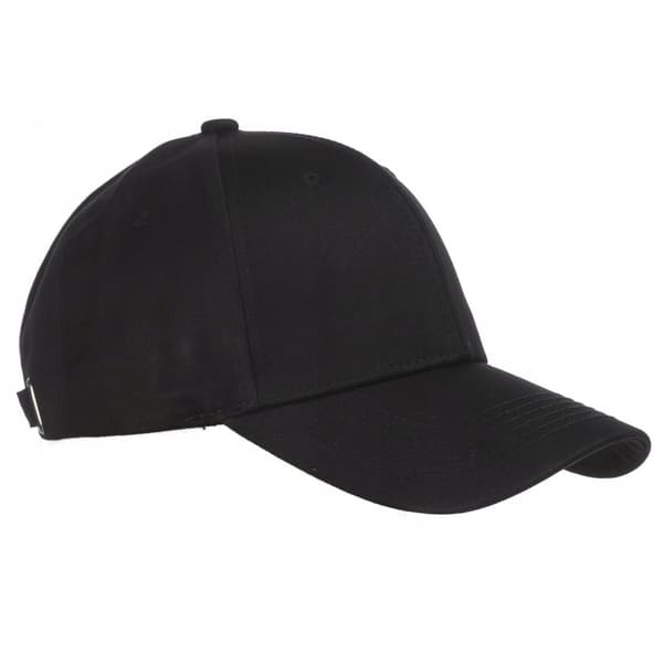 Sort baseballkasket klassisk unisex sportsbomuld MORAJ