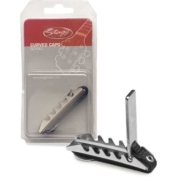 STAGG Curved Capo Elektroakustisk Gitarr