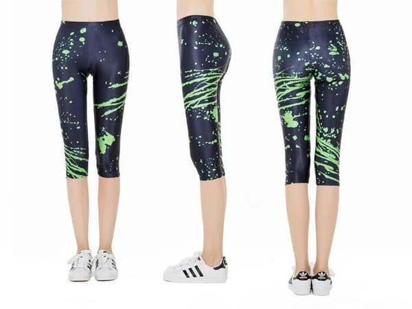 Capri grönfärg Splatter