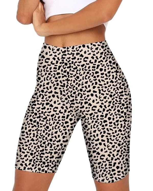 Leopard mönstrade Shorts