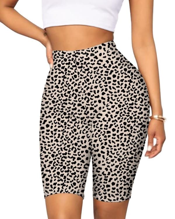 Leopard mönstrade Shorts