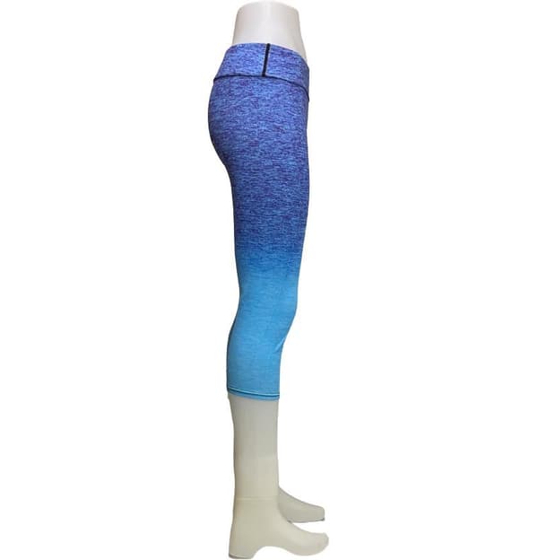 Blå Capri Leggings