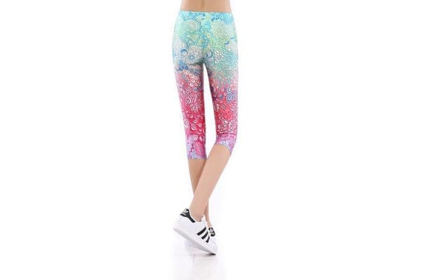 Mandala Oasis Capri Leggings