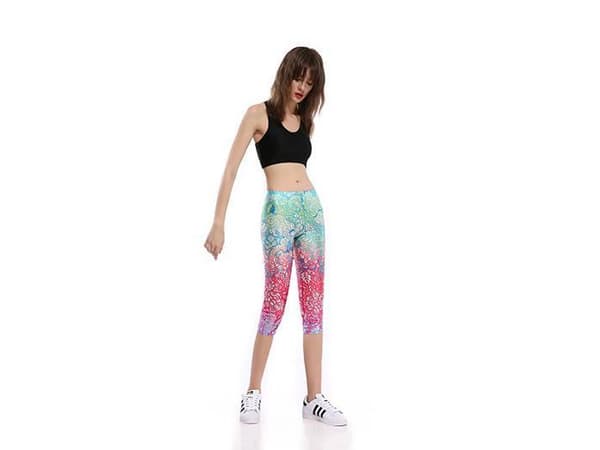 Mandala Oasis Capri Leggings
