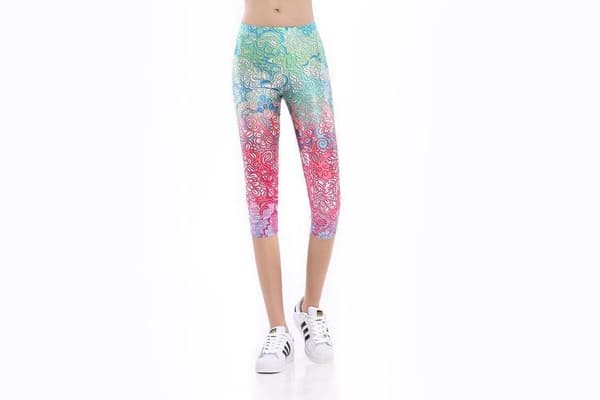 Mandala Oasis Capri Leggings