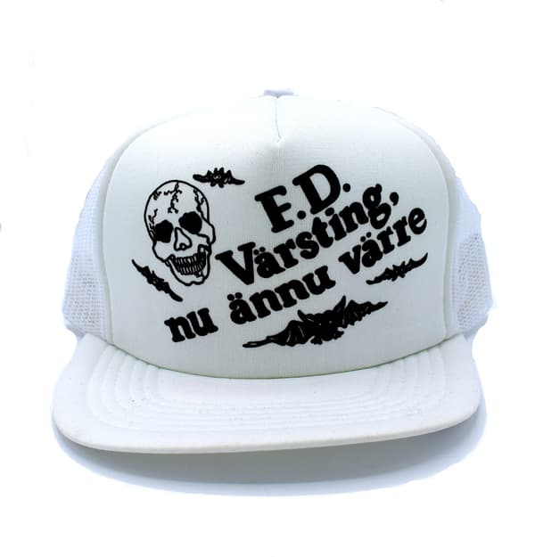 Cap Trucker Cap - "TIDLIGERE Værste nu værre "" (svensk)