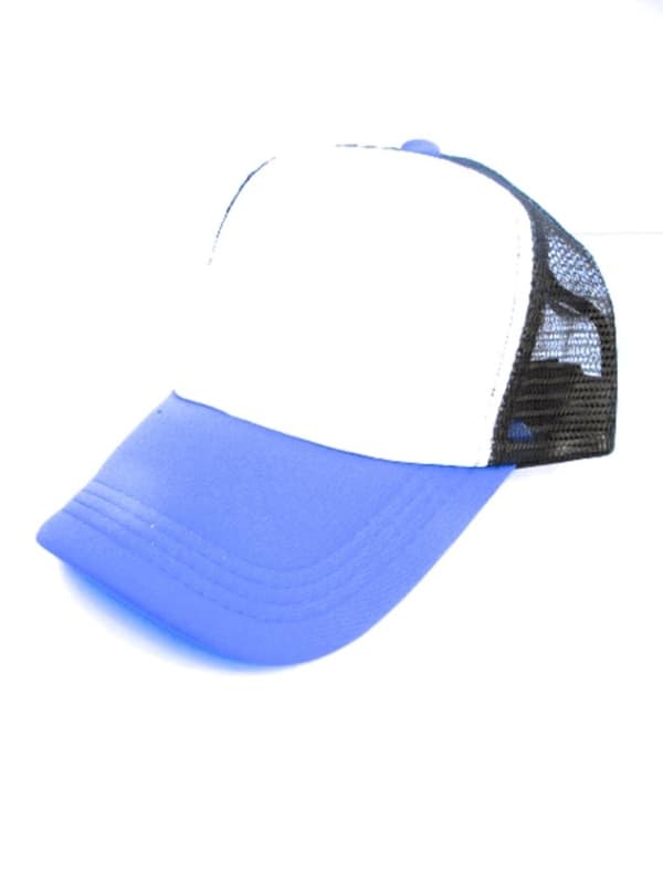 Trucker Cap - Blå, hvid og sort