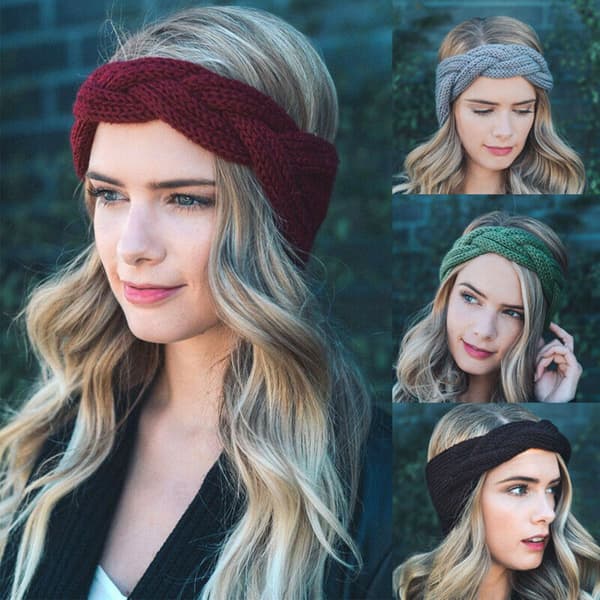 Knitted Wool Headband - Be Trendy & Warm