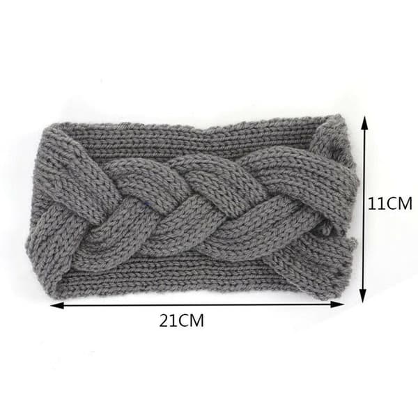 Knitted Wool Headband - Be Trendy & Warm