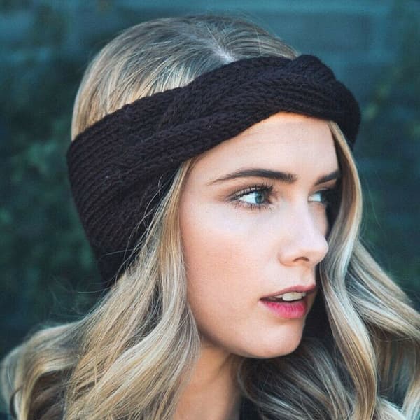 Knitted Wool Headband - Be Trendy & Warm