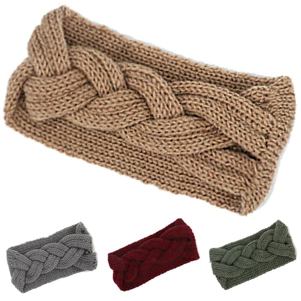 Knitted Wool Headband - Be Trendy & Warm